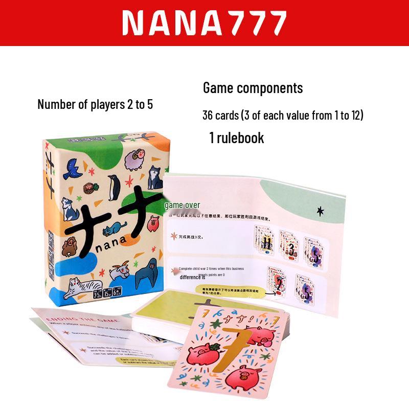 NANA777 Соедини точки Китайская настольная игра: Счастливая пряжистая семья Игра для 2-5 игроков.