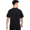 Nike T Shirts Men's Black Crew Neck Moderate Straight Fit FZ5414-010-