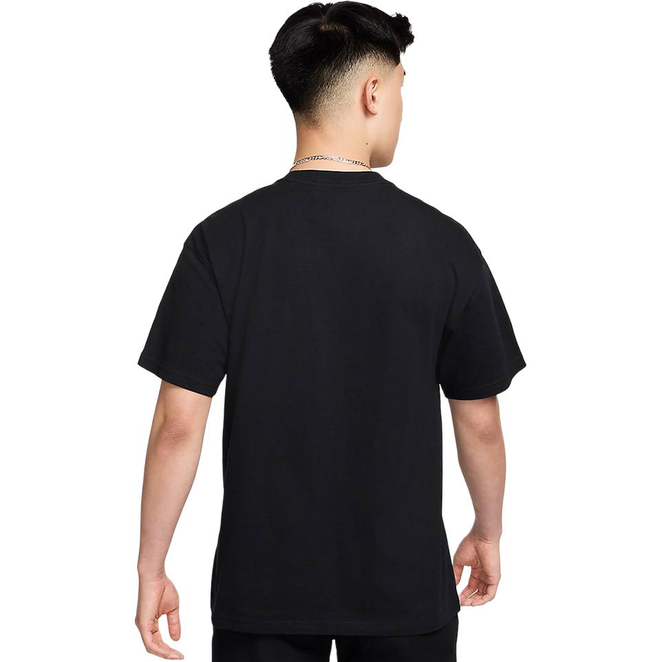 Nike T Shirts Men's Black Crew Neck Moderate Straight Fit FZ5414-010-