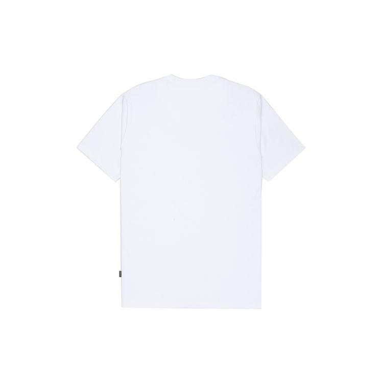 Converse CHUCK TAYLOR T Shirts Men's White Crew Neck Moderate Straight Fit 10021506-A03