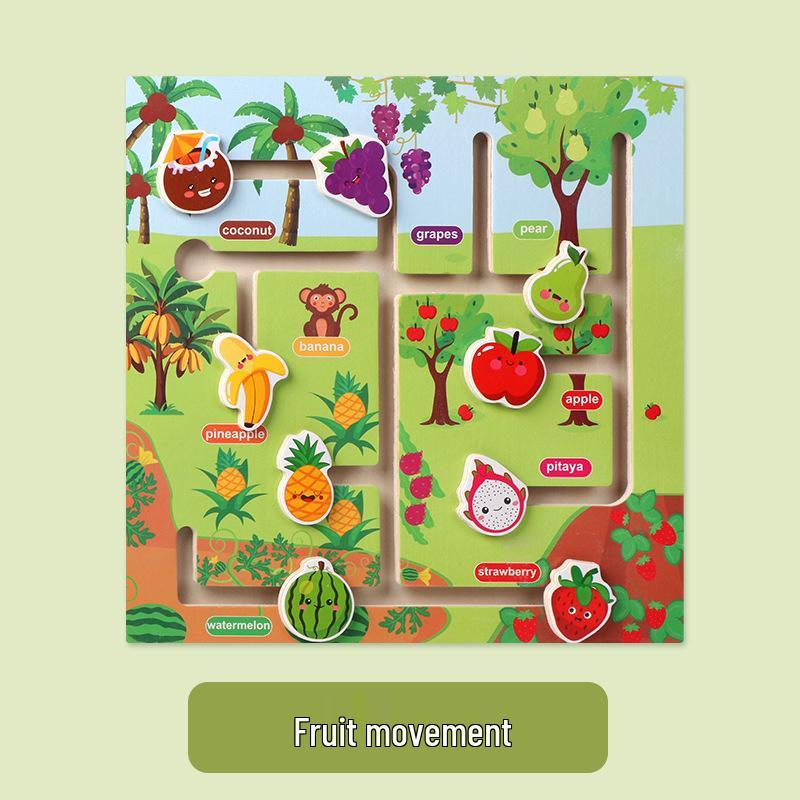 Baby Maze Game: Early Education Puzzle for Fine Motor Skills & Focus