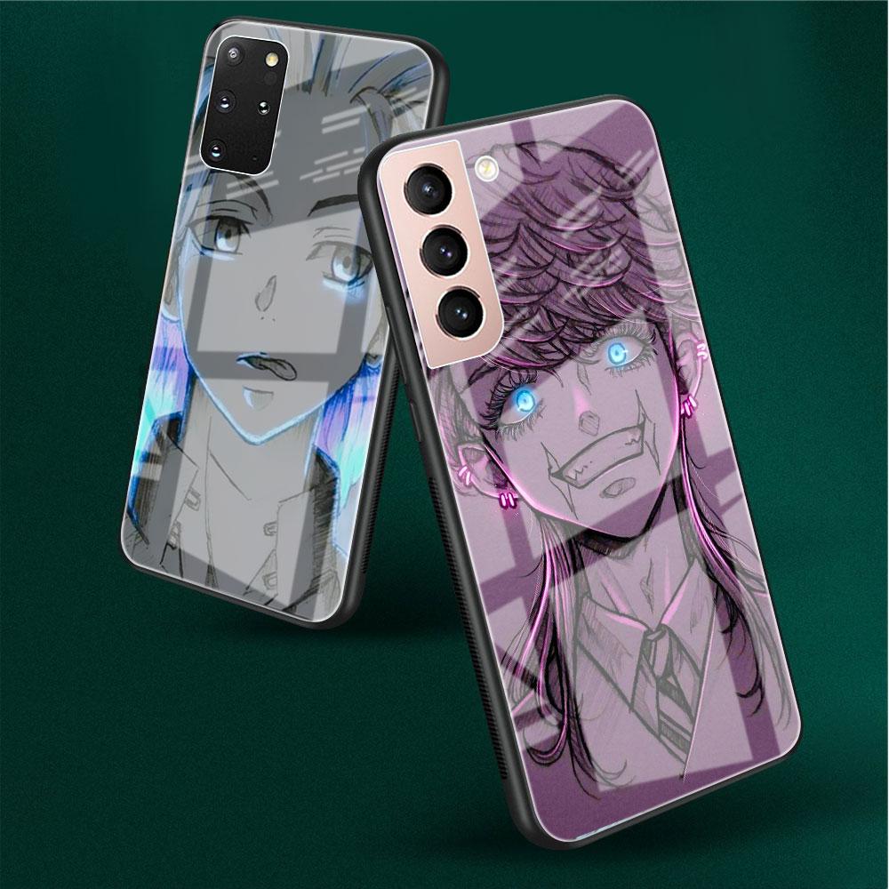 Glashülle für Samsung Galaxy S22 S20 FE S21 5G S10 S9 Plus Note 10 20 Lite Gehärtete Handyhülle Japanische Anime Tokyo Revengers
