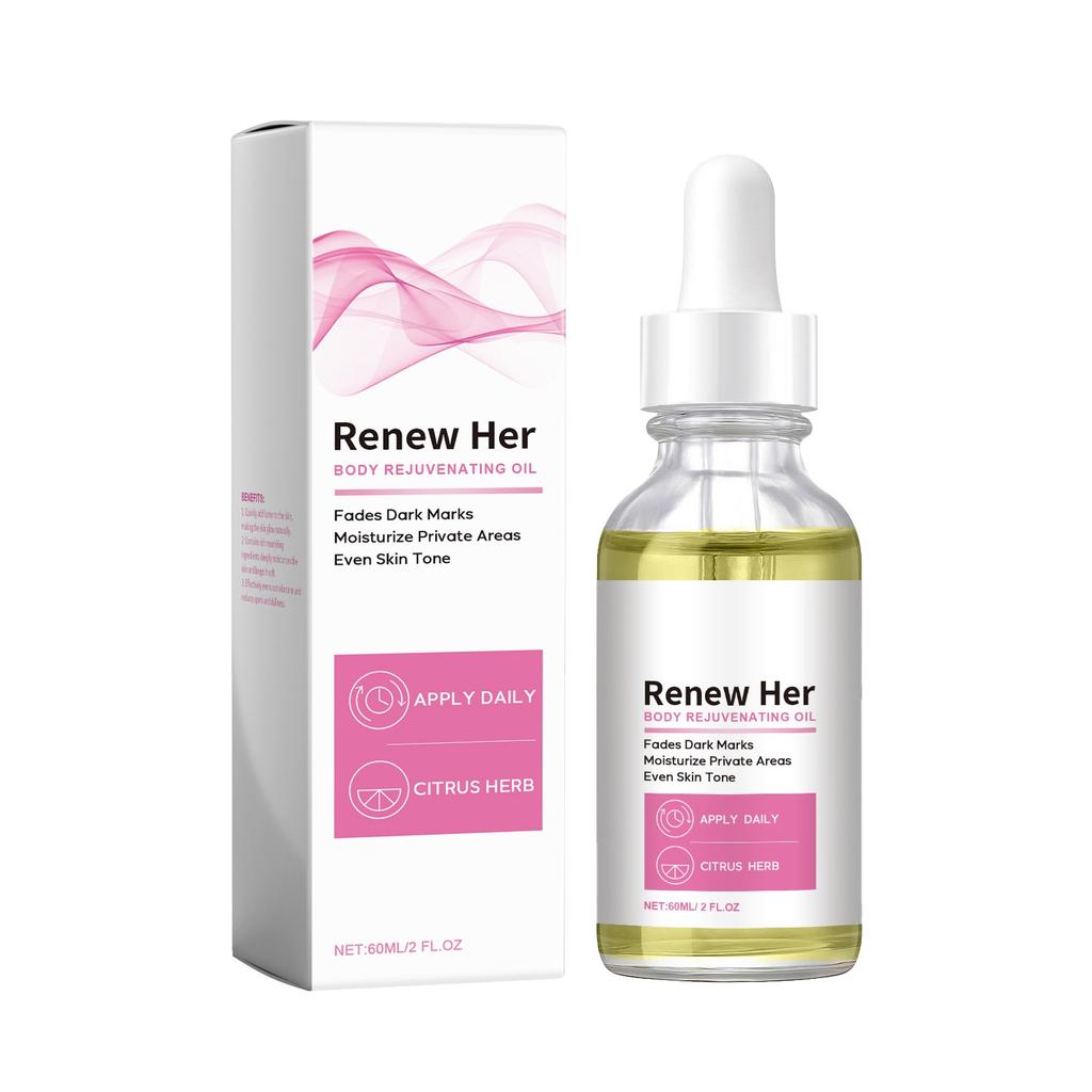 Body Brightening Oil Repairs Dull Skin, Moisturizes, Locks In Moisture, Nourishes, Whitens, Brightens, And Evens Out Skin Tone 60ml