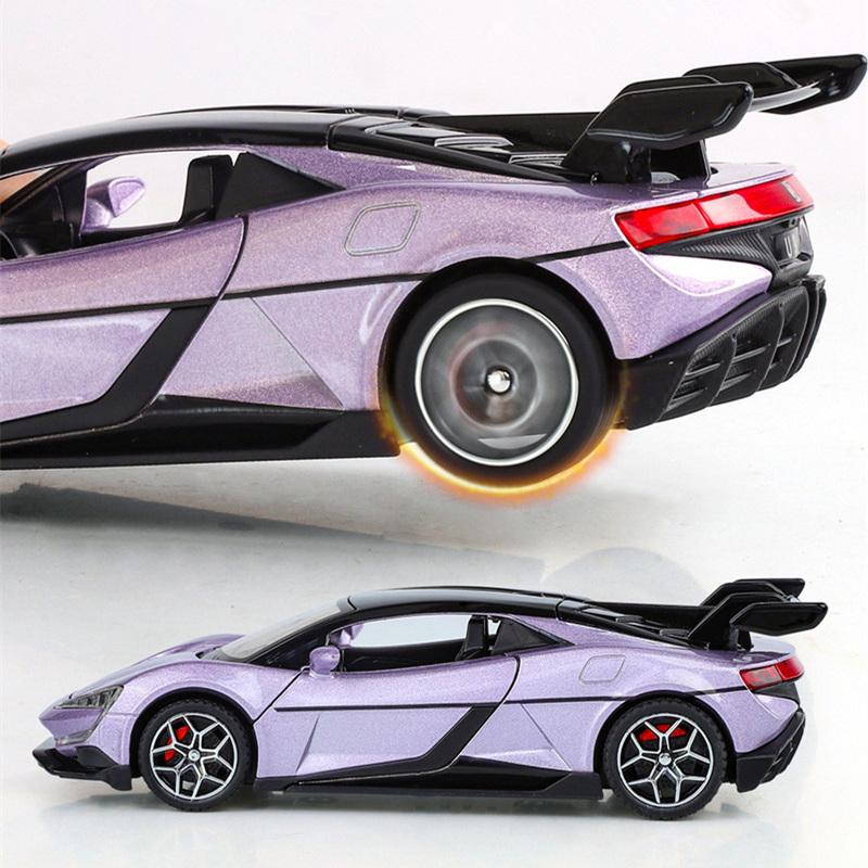 1/32 BYD Yangwang U9 Alloy Sports Car Model Diecasts Metal Track Racing Vehicles Car Model Simulation Sound Light Kids Toys Gift