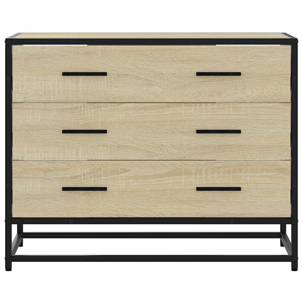 Vidaxl Komoda, Dąb Sonoma, 70X41X56 Cm, Materiał Drewnopochodny