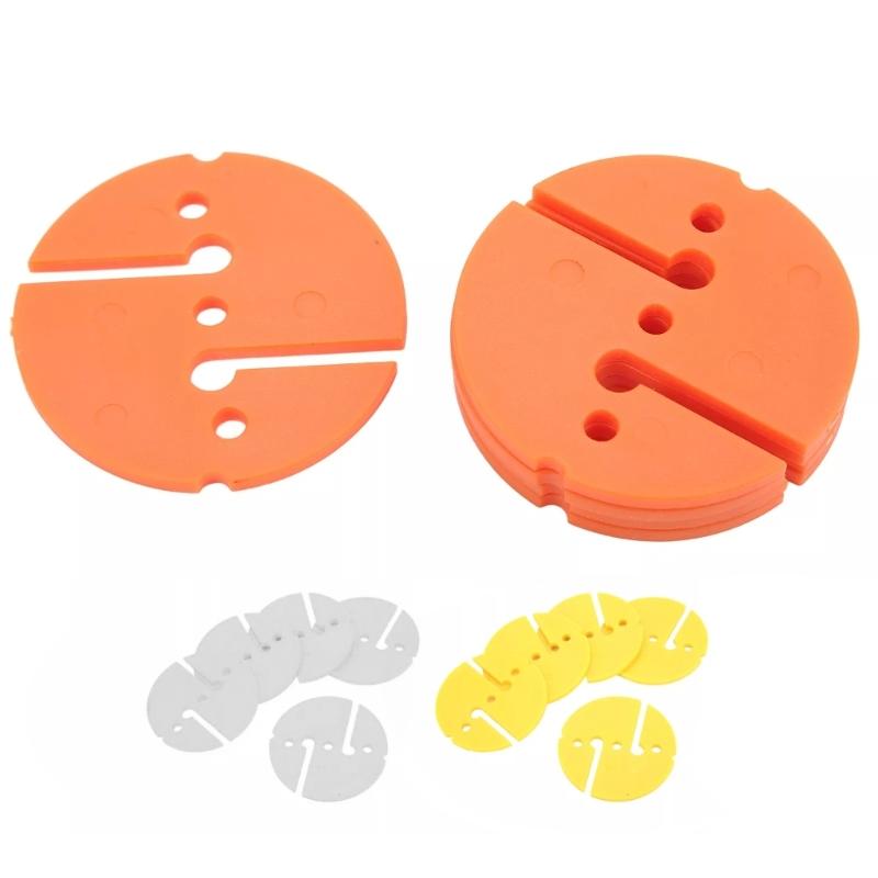 5Pcs Safety Rope Line Marker Round Scubas Dives Line Circle Marker Wreck Cave Dives Marker Diving Accessories Enduring