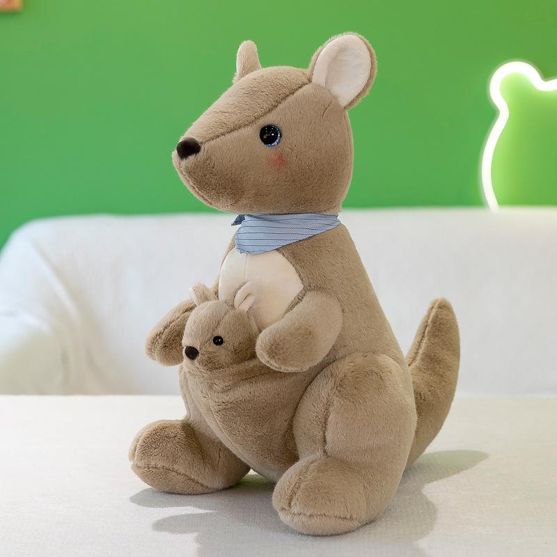 Cute Plush Toy Doll Xindi Kangaroo Grasping Machine Doll Scissor Machine Doll Floor Push Stall Small Gifts