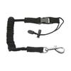 Kayak Paddle Leash Elastic Canoe Leash Adjustable Anti-lost Rope Quick Release Surfing Coiled Lanyard for Kayak Canoe Surfboard