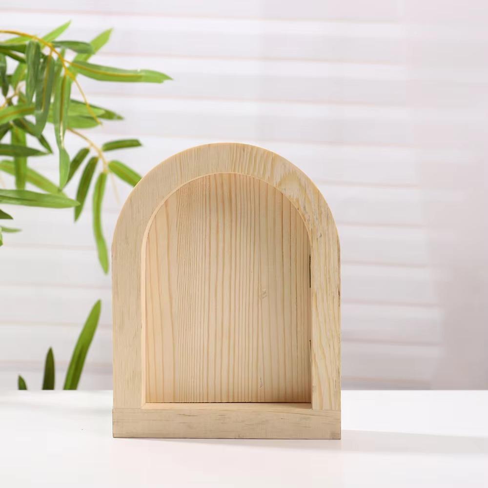 Wooden Socket Decorative Frame Household Shock Proof Case Switch Protective Cover  Living Room