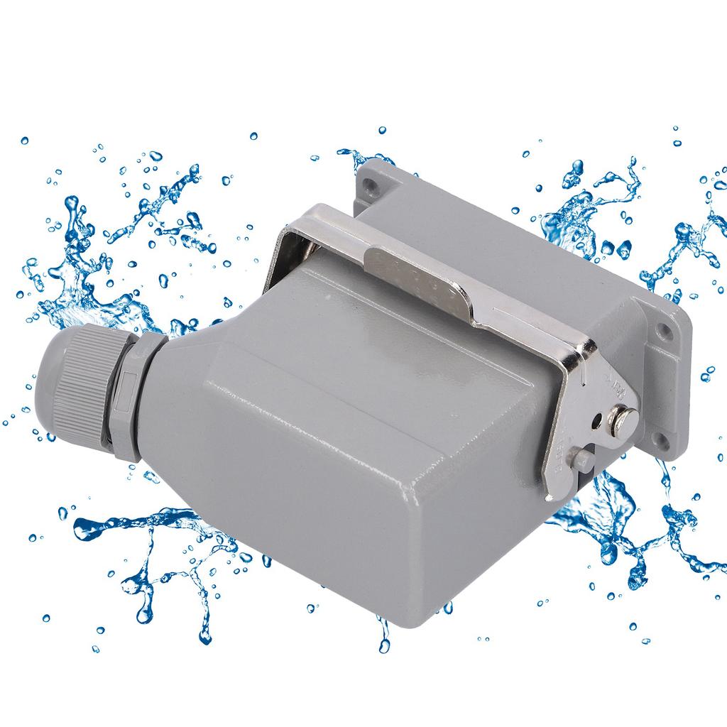 Heavy Duty Connectors Waterproof Aviation Plug 10 Core Sided Out Industrial Control Supplies