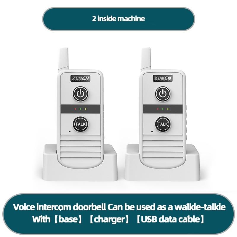 3000M 3 Volume Levels Door Chime Kit Long Range Wireless Doorbell Two-way Communication Home Office Wireless Intercom System