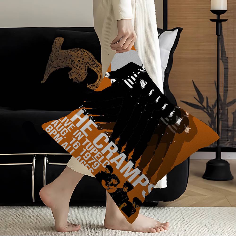 T-The C-Cramps Band Pillow Gift Home Office Decoration Pillow Bedroom Sofa Car Cushion CoverPillow Case