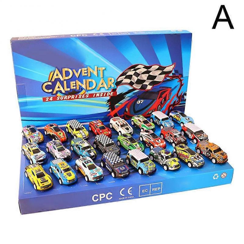 Countdown Toy Car 24 Day Countdown To Christmas Toys Cars Children's Gifts