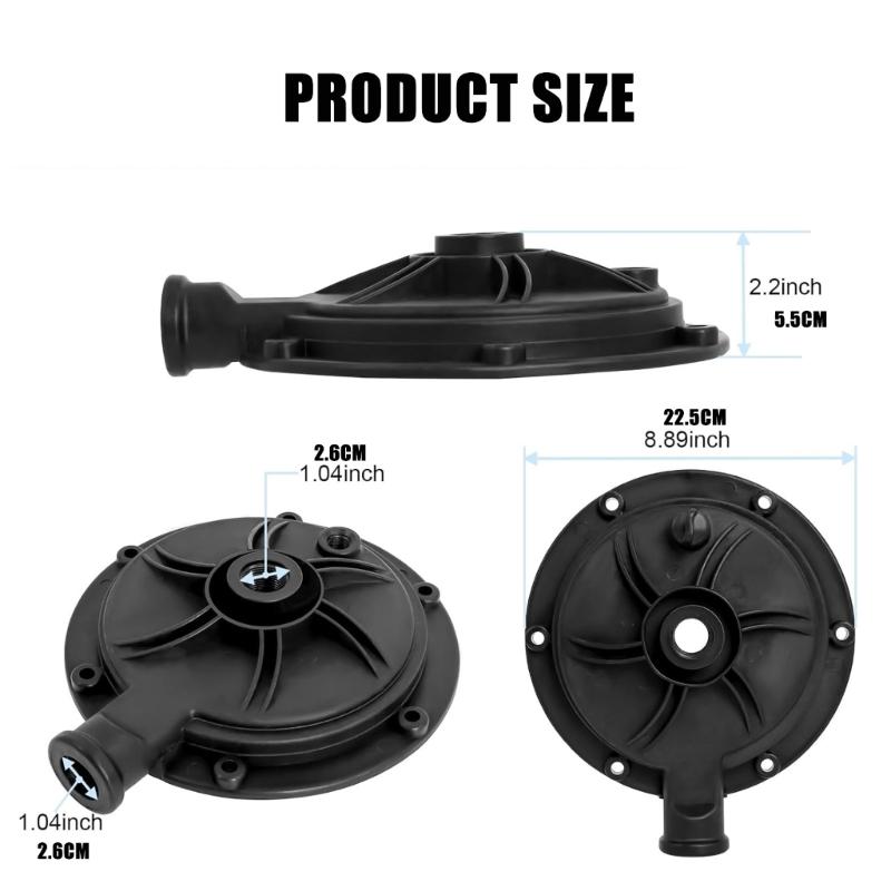 R0536300 Pump Housing Pool Replacement Part Pool Pump Body Plastic Texture Pump Housing Suitable for Pool Circulation