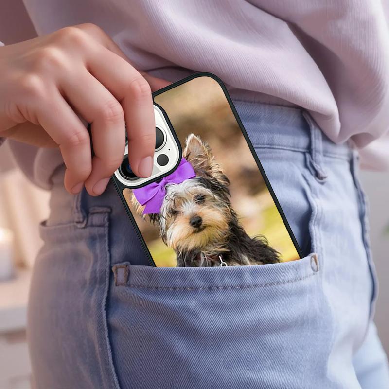 Yorkie Yorkshire Terrier Phone Case For iPhone 17 Air 15 16e 14 13 Pro Max Coque 12 11 Pro Max PLUS cover
