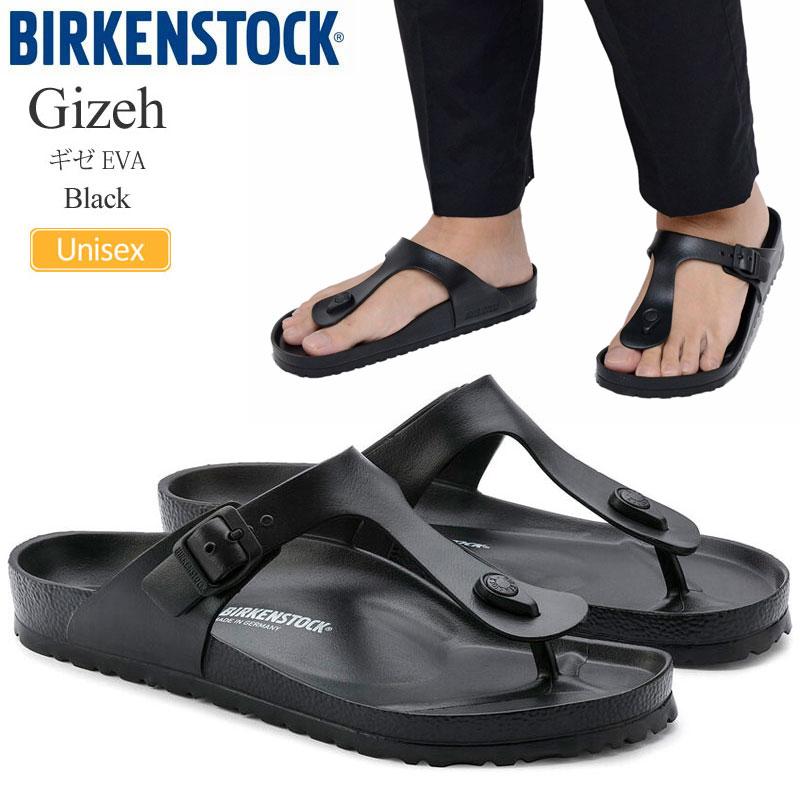BIRKENSTOCK Sandals Men s Women s EVA Gizeh Black Regular Width 128201 2026SS sdl [Shoes] 2605wann