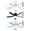 2 In 1 Hanging Fan with LED Lantern Remote Control Silent Ceiling Fan Universal Dimming Fan for Dining Room Bedroom Living Room