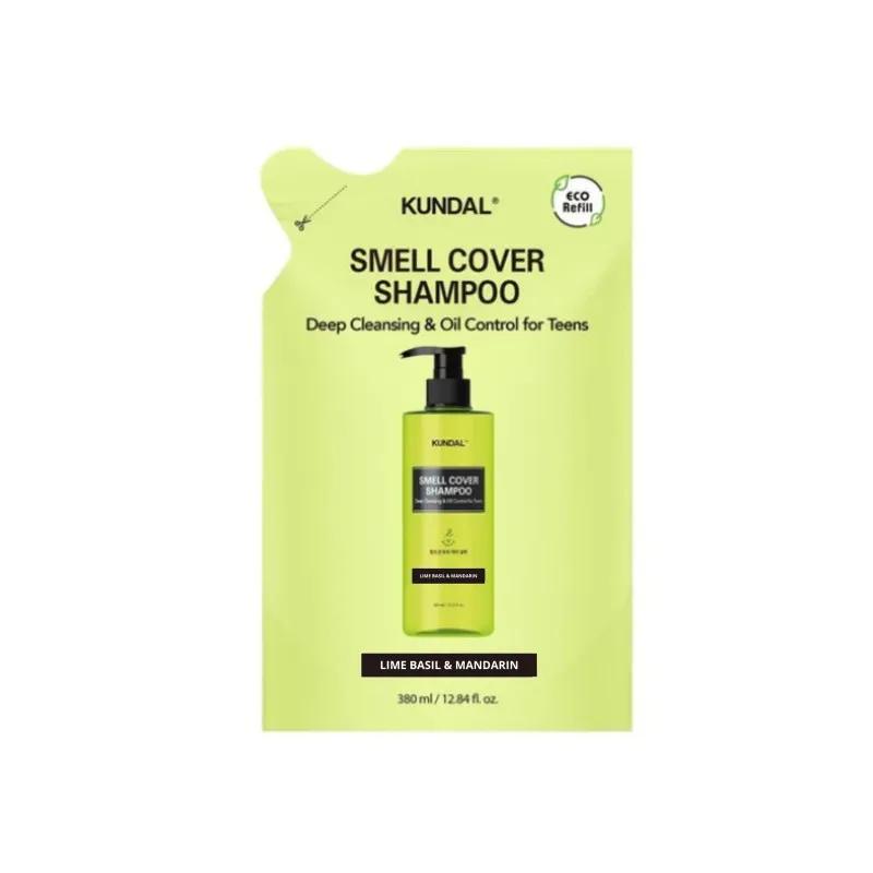 

Рефилл шампуня для подростков AllDay Smell Cover Teens Shampoo Refill Lime Basil&Mandarin Kundal 380 мл