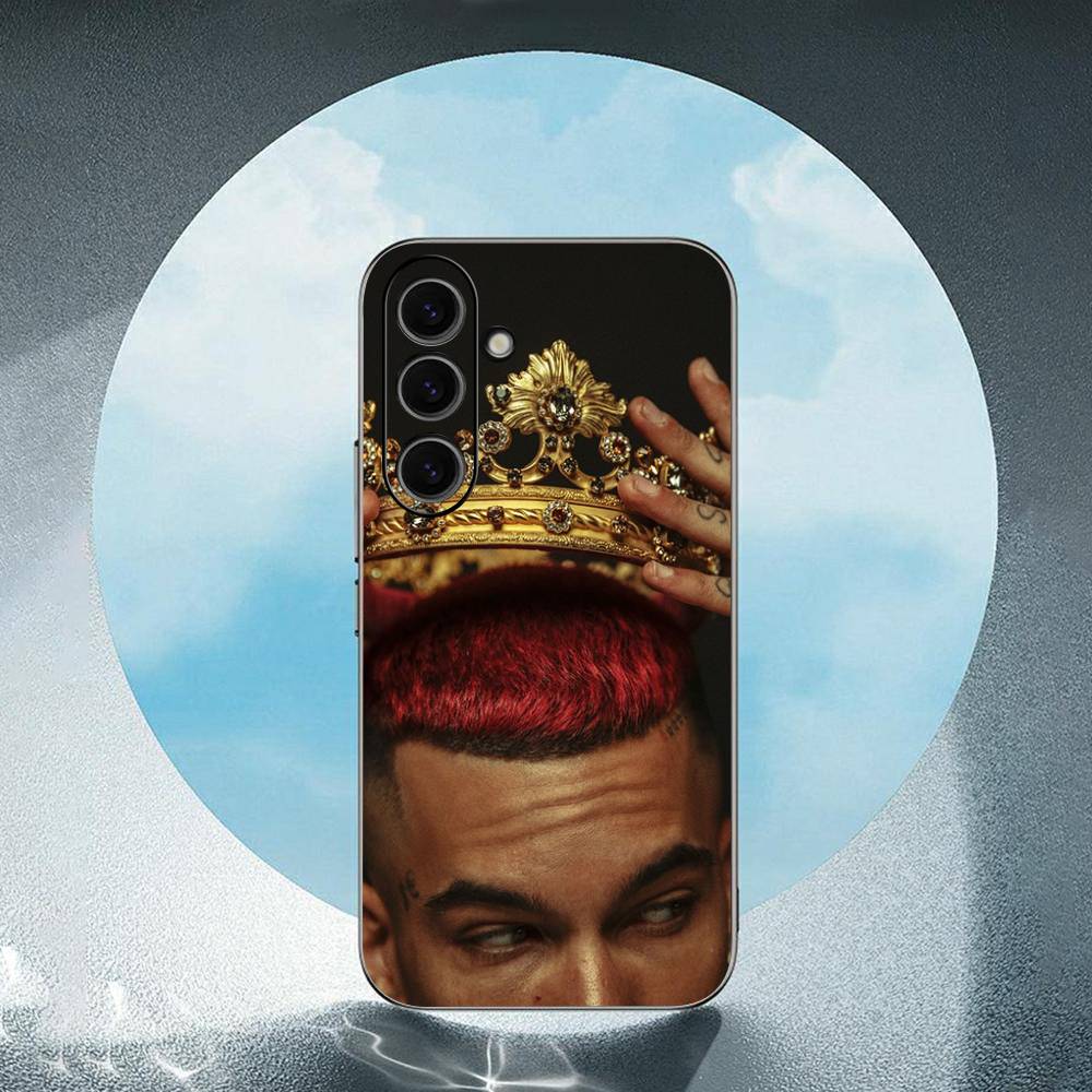 Sfera Ebbasta Luxury Black Phone Case For Samsung Galaxy S23 S24 S25 Ultra S22 Plus S21