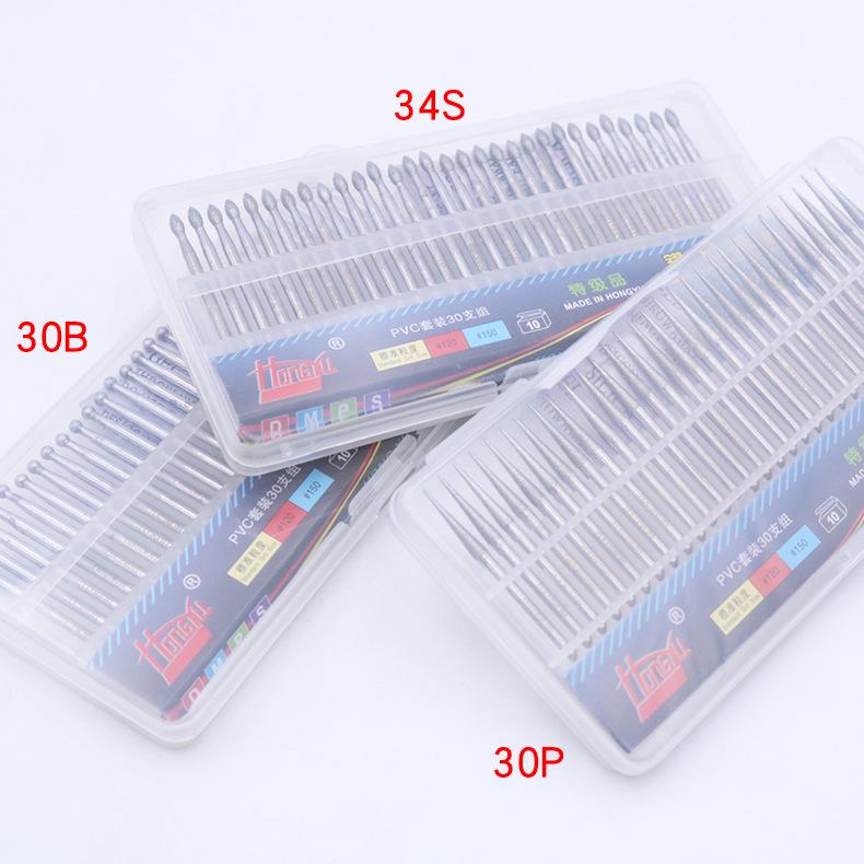 Electroplated Diamond Grinding Needle for Jade & Emerald Carving and Polishing