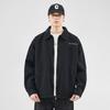 Men's American Retro Casual Black Workwear Jacket (2025 Autumn/Winter)