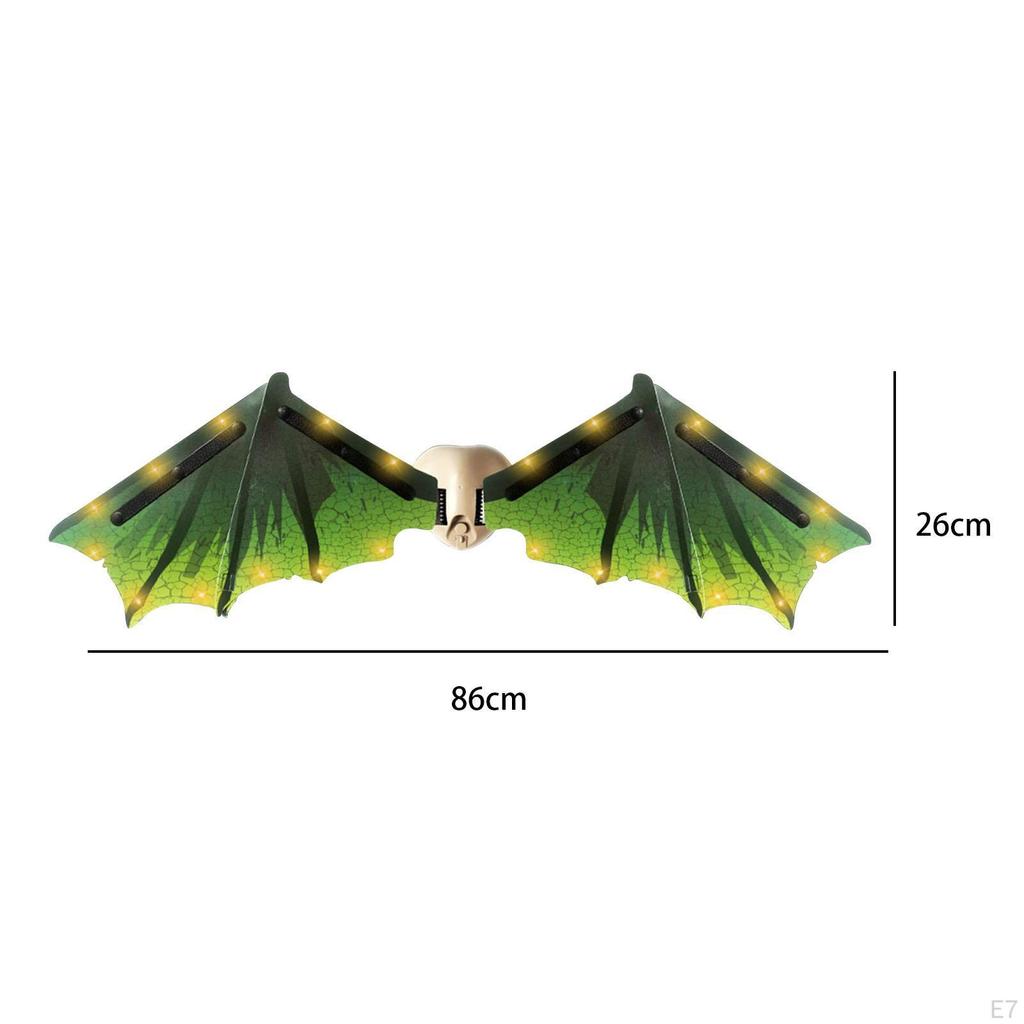 Dinosaurierflügel mit Geräuschen Cosplay-Requisite Geburtstagsgeschenk Drachen Licht Kostüm Spielzeug für die Bühne