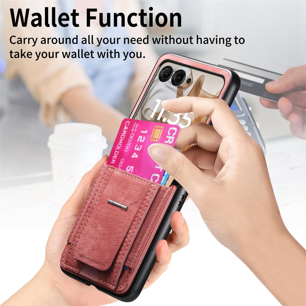 Xiaomi Redmi Note 14 Pro 4G Kılıfı RFID Engelleme Renk Birleştirme PU Deri Cüzdan Telefon Kılıfı