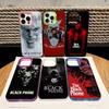 Horror Movie The B-Black P-Phone Phone Case For IPhone 17 16 15 14 13 12 11 Pro Max Plus Color Silver Cover