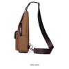 New Large Capacity Men's Chest Pouch,Crossbody bag,PU Leather Luxury Design Sling Bag, for Phone, Wallet & Outdoor Essentials