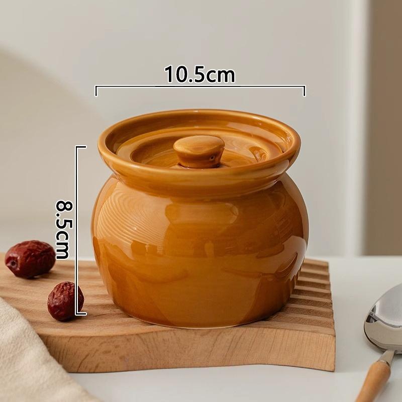 Pot Stew for One Person Pot Stew Water Separated Home Stew Small Soup Pot Pot Stew Ceramic Food Grade Soup NonStick Steaming Pot