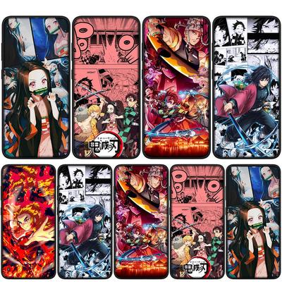 For iPhone 16 15 Xiaomi Redmi Note 14 13 12 11 Pro Max X 8 16e Samsung Galaxy S25 S24 S23 Moto OPPO Huawei Kyoujurou Demon Slayer Tanjirou Nezuko Case