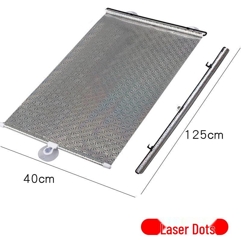 Automatic Retractable Car Windshield Sunshade and Heat Insulation Curtain