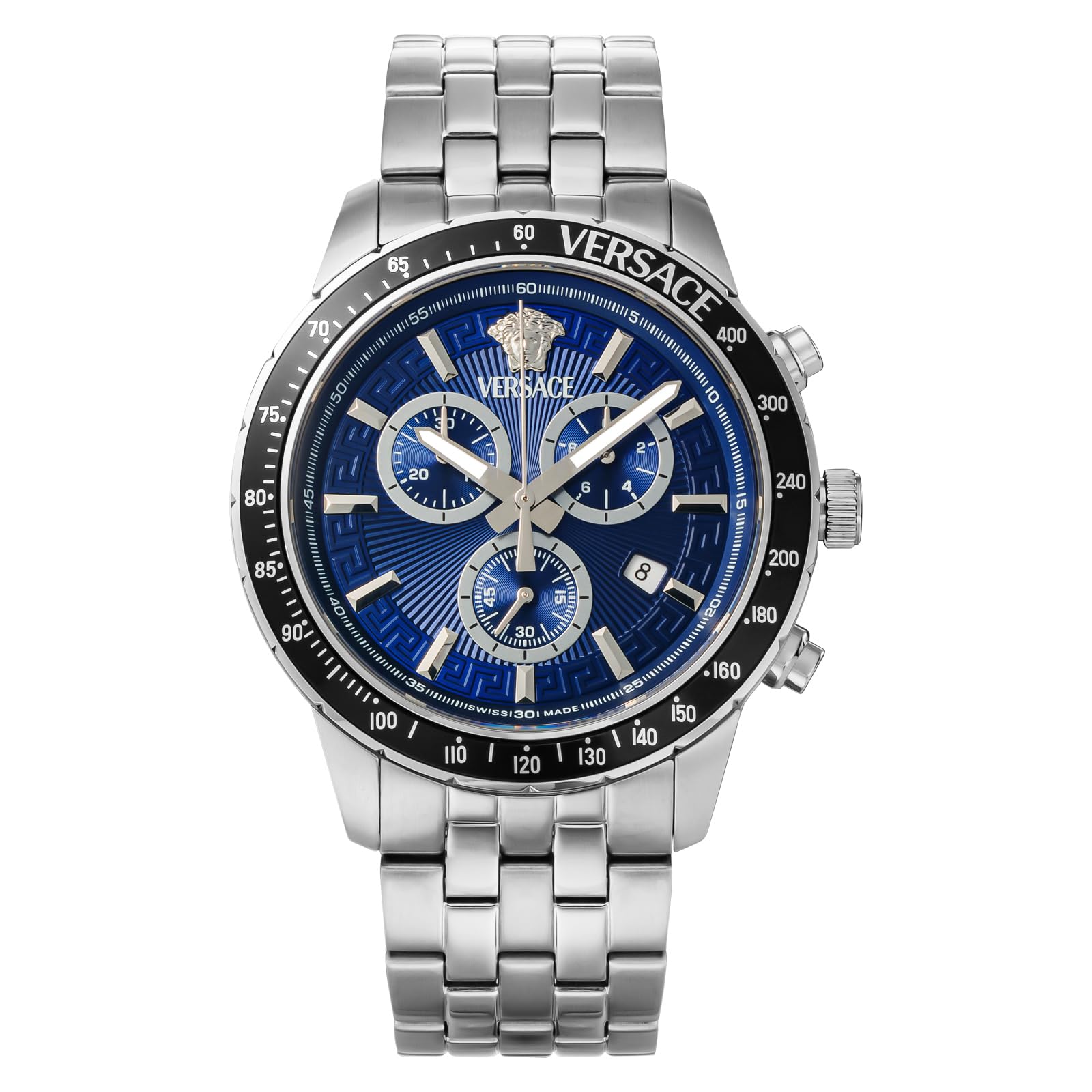 

Casual Watch Sports Chrono VEZCA0324 Silver [Versace] Men s [Item] синій