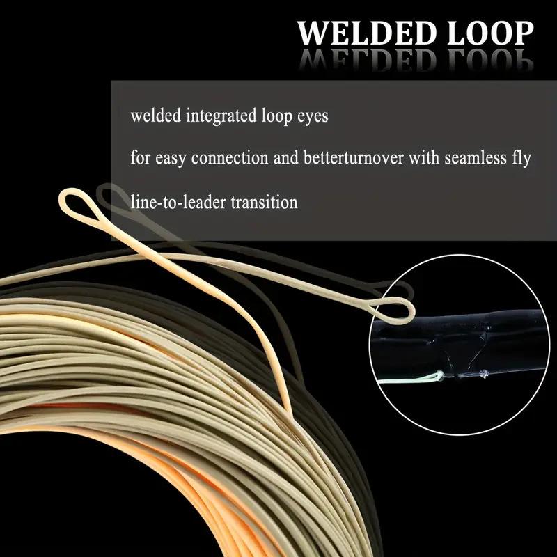 Fly Fishing Floating Spey Line with Connector - Two-Tone, Long-Casting Line for Single-Handed Rods In Reservoir and Stream Fishing