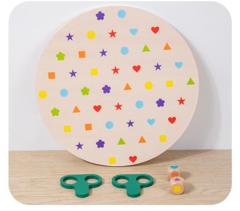 Shape Match Battle: Kids' Reaction Training Table Game for Parent-Child Interaction