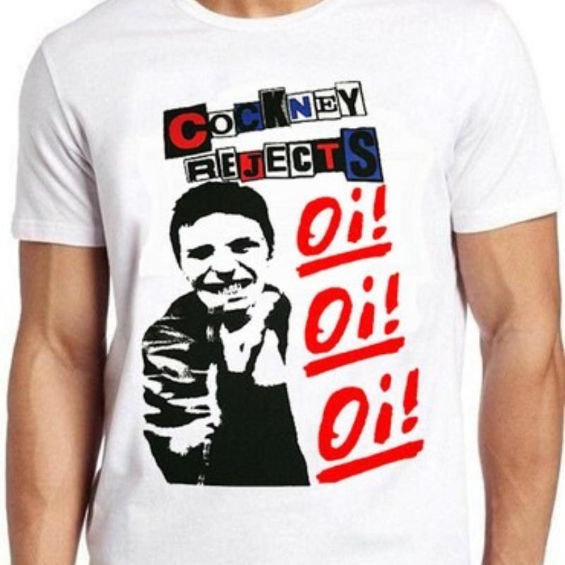 Cockney Rejects Oi Oi Oi Punk T Shirt Top Tee  The same pure cotton top for men and women  oversized t shirt shirts