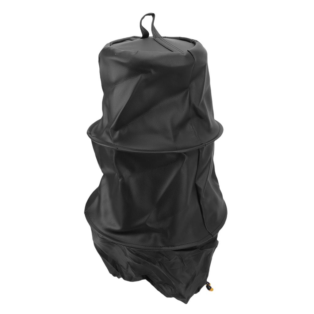 2Pcs Bee Swarm Cage Catcher Beekeeping Tool PU Leather Outdoor Beekeeper Supplies Black
