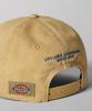DICKIES Washed Banner Logo Ball Cap Khaki
