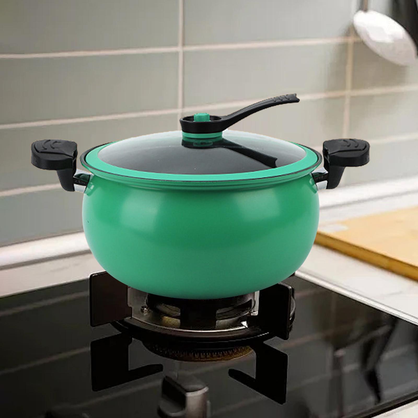 Микро скороварка Посуда Кастрюля для тушения Многоцелевая бытовая кухонная утварь зелёный