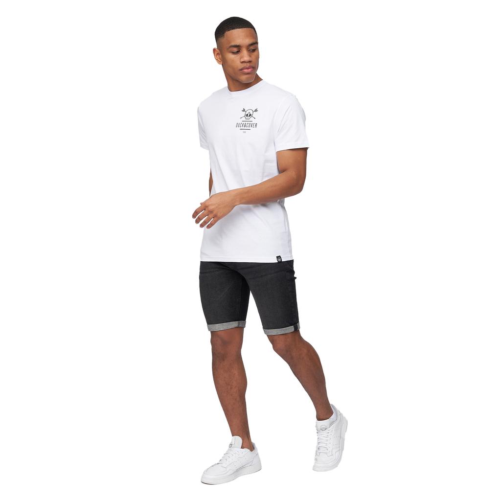 Duck and Cover Mens Mustone Denim Shorts