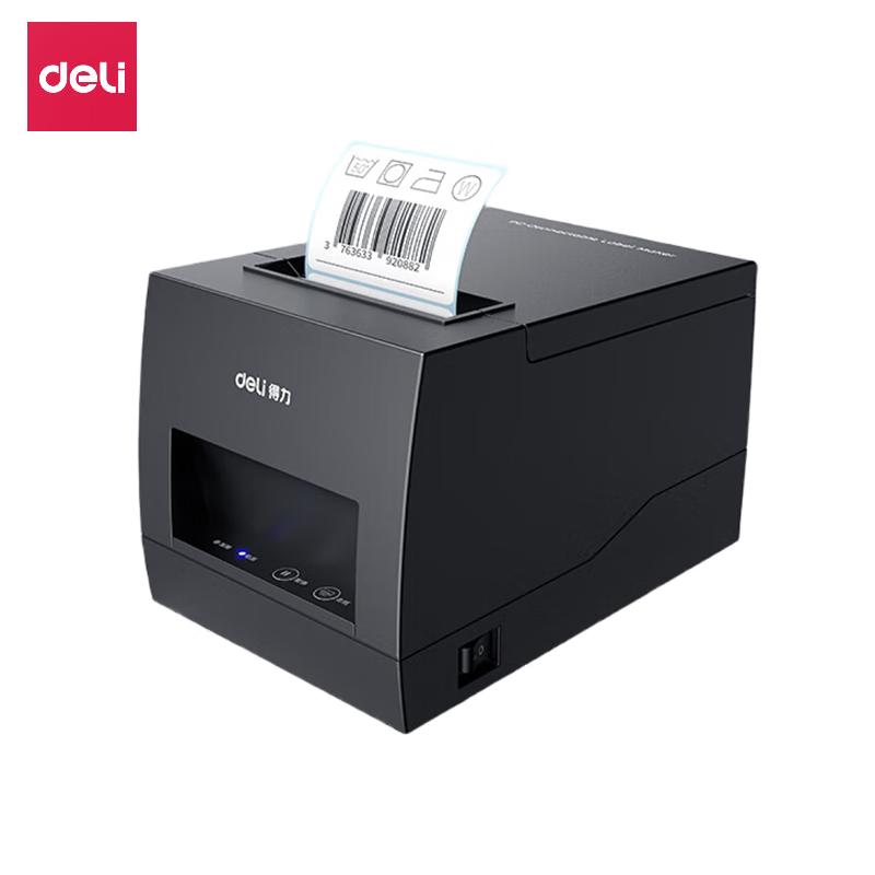 Deli Commercial Thermal Label & Barcode Printer CN Plug (adapter Included)