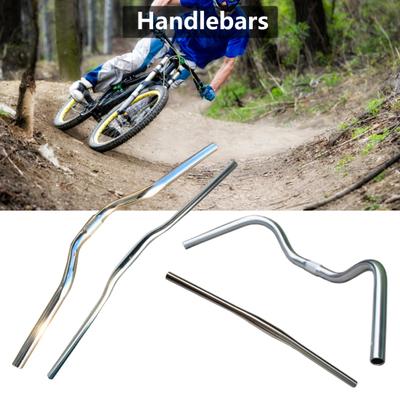 Handlebar Riser Anti-oxidation Ultralight Aluminum Alloy 22.2x580mm Swallow-shaped Handlebar for Cycling