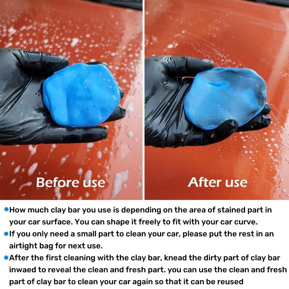 3/2/1PCS Car Cleaning Clay Bar Car Detailing Waxing Polish Treatment Tool Cleaning Magic Clay Bar For auto Glass Stains Rust Oil