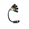 4 Channel XLR to RJ45 Sound Extender Cable Stage Metal Case 100m 328ft Transmission Balanced Signal Professional for