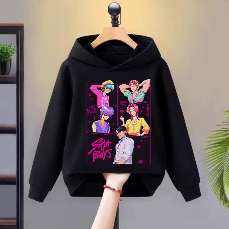 Kpop Polowanie na Czarownice Odzież Dziecięca, Męskie i Damskie Bluzy Wiosenno-Jesienne oraz Modne Bluzy