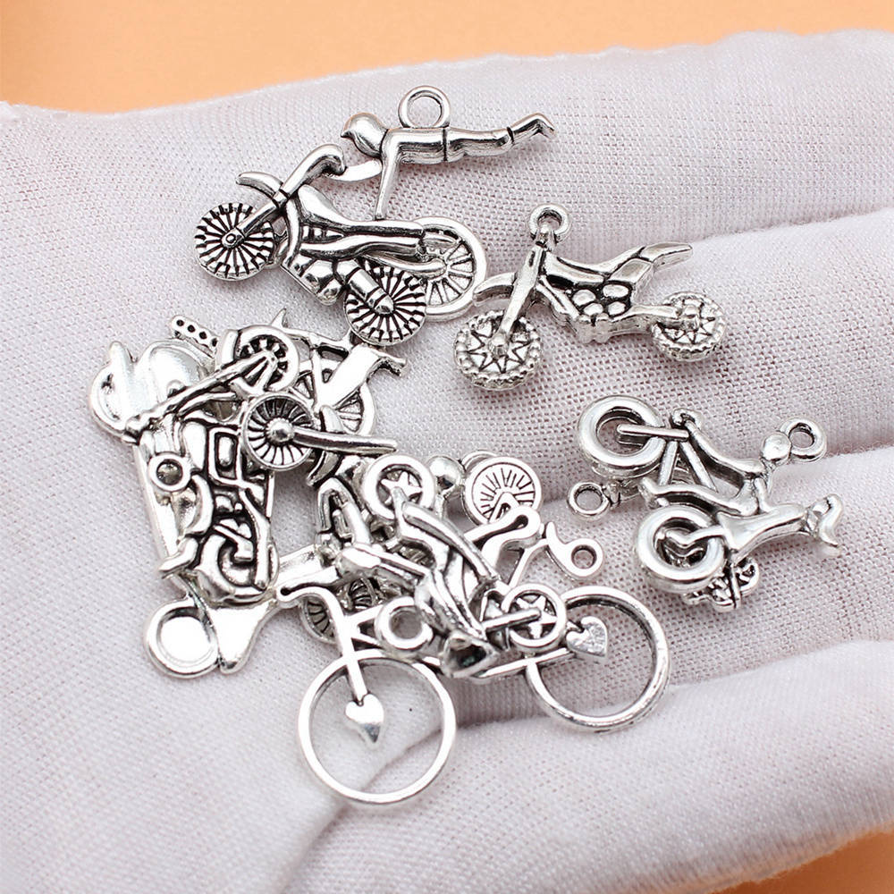 Charms Schlüsselschloss Werkzeug Gemischtes Set Anhänger Vintage Schmuckzubehör QC076