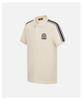 Men's Cotton Contrast Color Short-Sleeved Polo Shirt