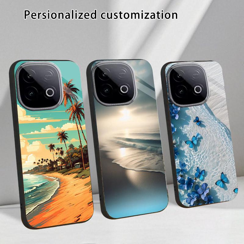 

Customized Glass Phone Case DIY Cover For Vivo IQOO z7x z7 z10 turbo z10 turbo pro z3 z5 z6 z8 z8x z9 z9s z9s pro z9x z9turbo IQOO Z5