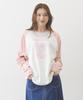 Milkfed Kitten Baseball KITTEN TEE Medium Tee, B/B 103244011007, LtPINK,