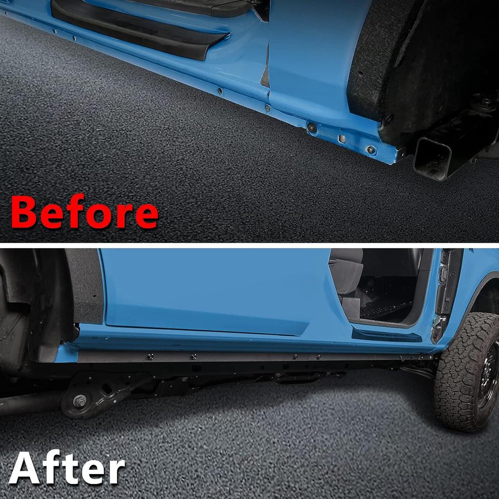 Pinch Weld Cover For Ford Bronco 4Door 2021 2024 2024 Trail Armor Rocker Panels Guard Side Skirts Splitter Styling Sports Body